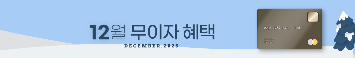 2025년 12월 무이자 할부
